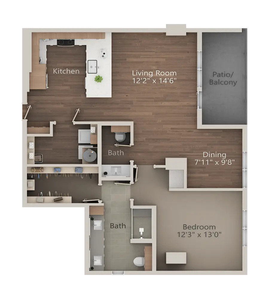 LVL 29 at Legacy West Rise Apartments Floorplan 11