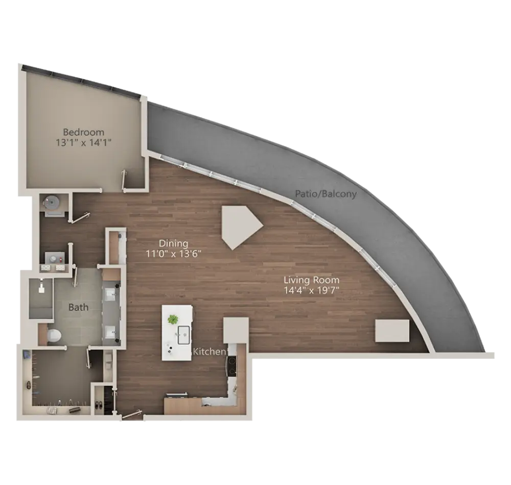 LVL 29 at Legacy West Rise Apartments Floorplan 12