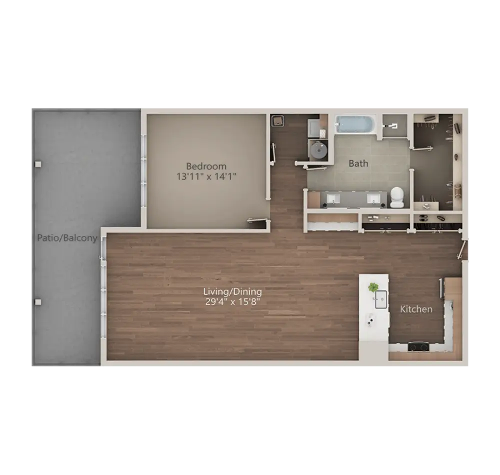 LVL 29 at Legacy West Rise Apartments Floorplan 13