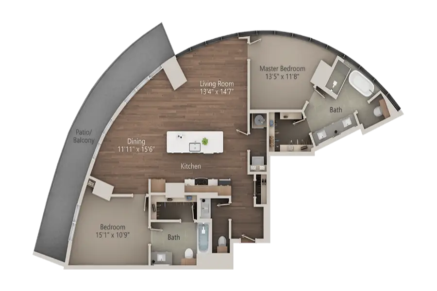 LVL 29 at Legacy West Rise Apartments Floorplan 19