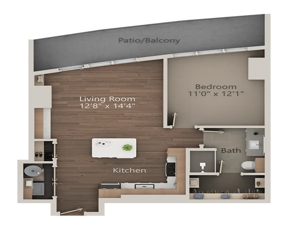 LVL 29 at Legacy West Rise Apartments Floorplan 2