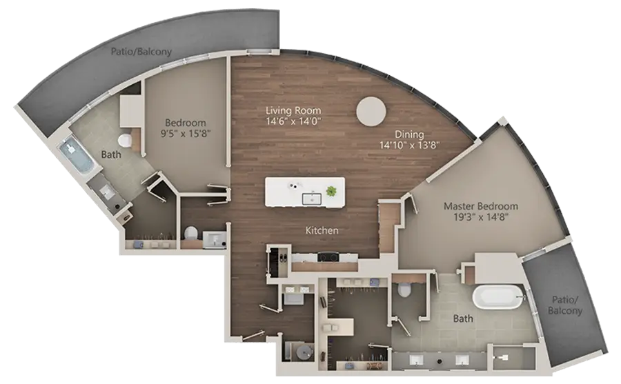 LVL 29 at Legacy West Rise Apartments Floorplan 22