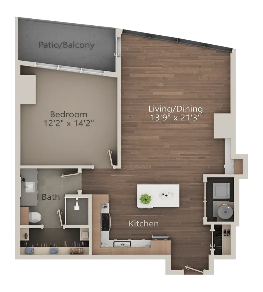 LVL 29 at Legacy West Rise Apartments Floorplan 6