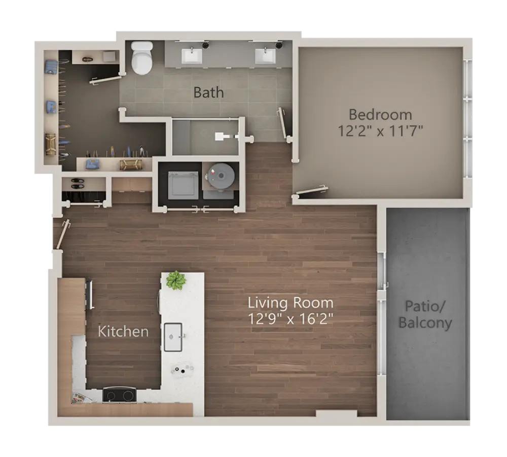 LVL 29 at Legacy West Rise Apartments Floorplan 7