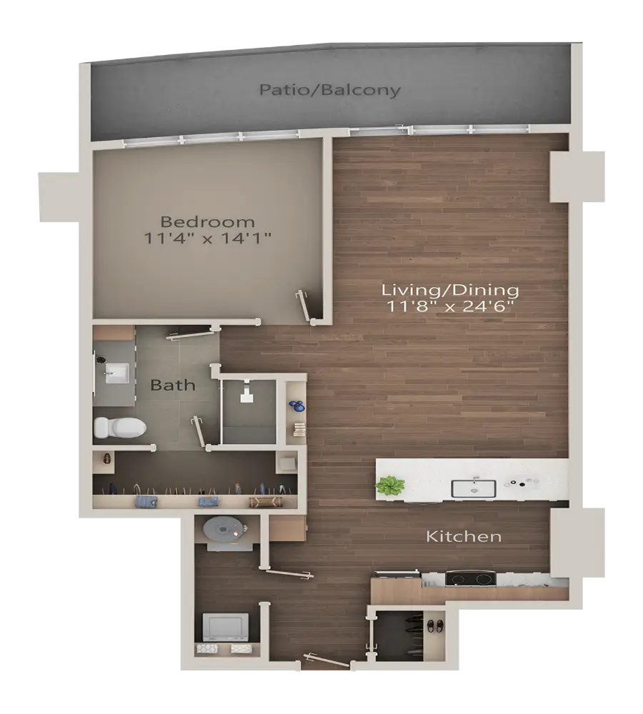 LVL 29 at Legacy West Rise Apartments Floorplan 9