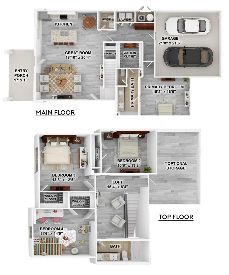 Manhattan village Rise apartments Dallas Floor plan 4