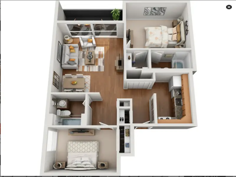 Manor House Rise Apartments Floorplan 6