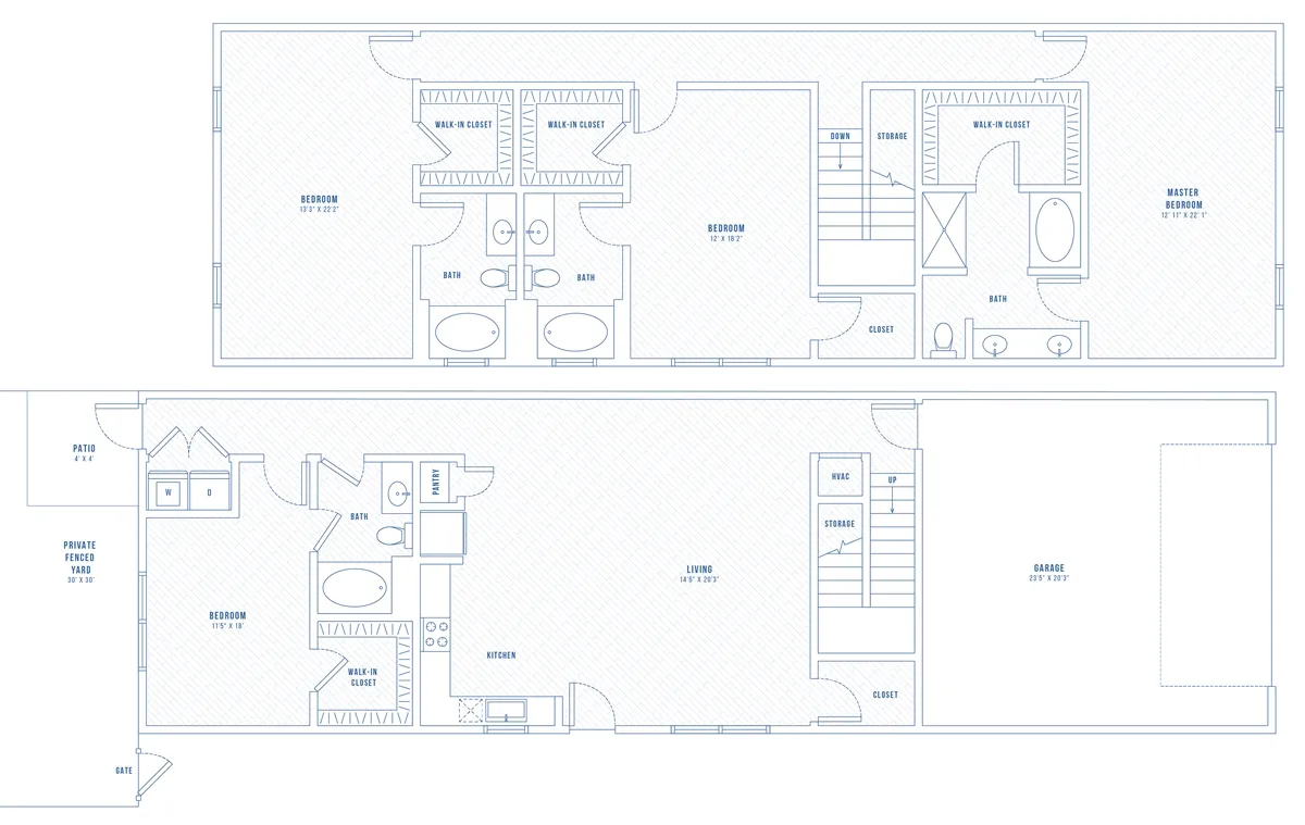 Mansions at Oak Point Rise apartments Dallas Floor plan 6