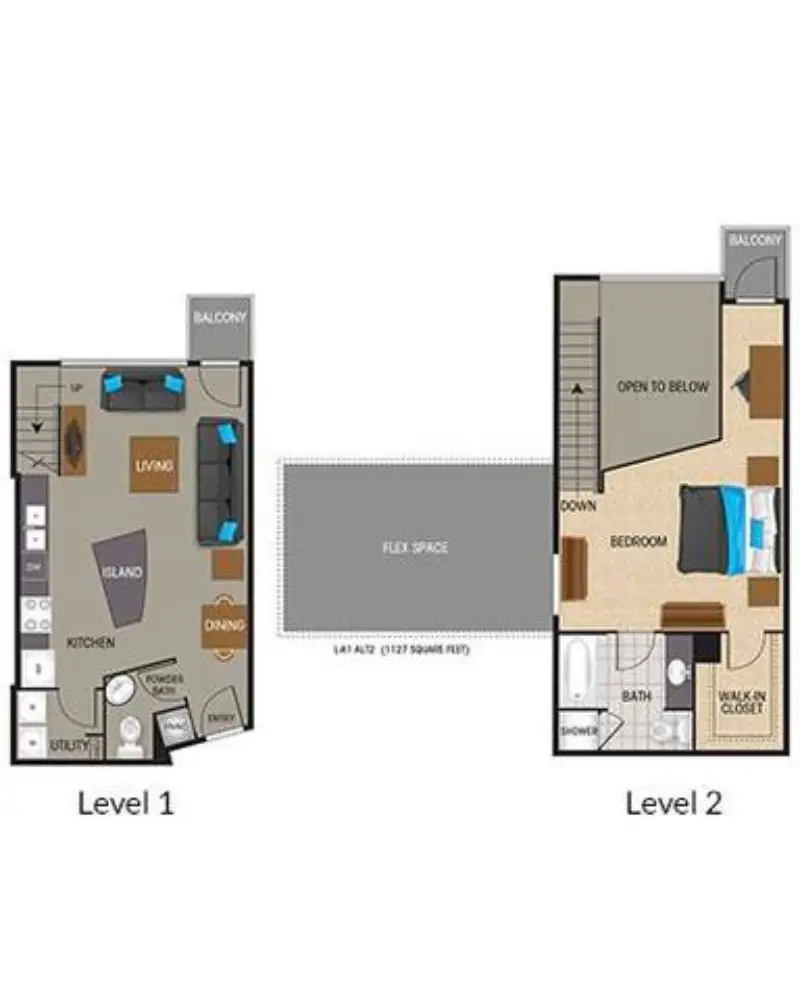 Mondrian West Village Rise Apartments Floorplan 1