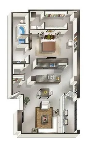 Mosaic Dallas Rise Apartments FloorPlan 15
