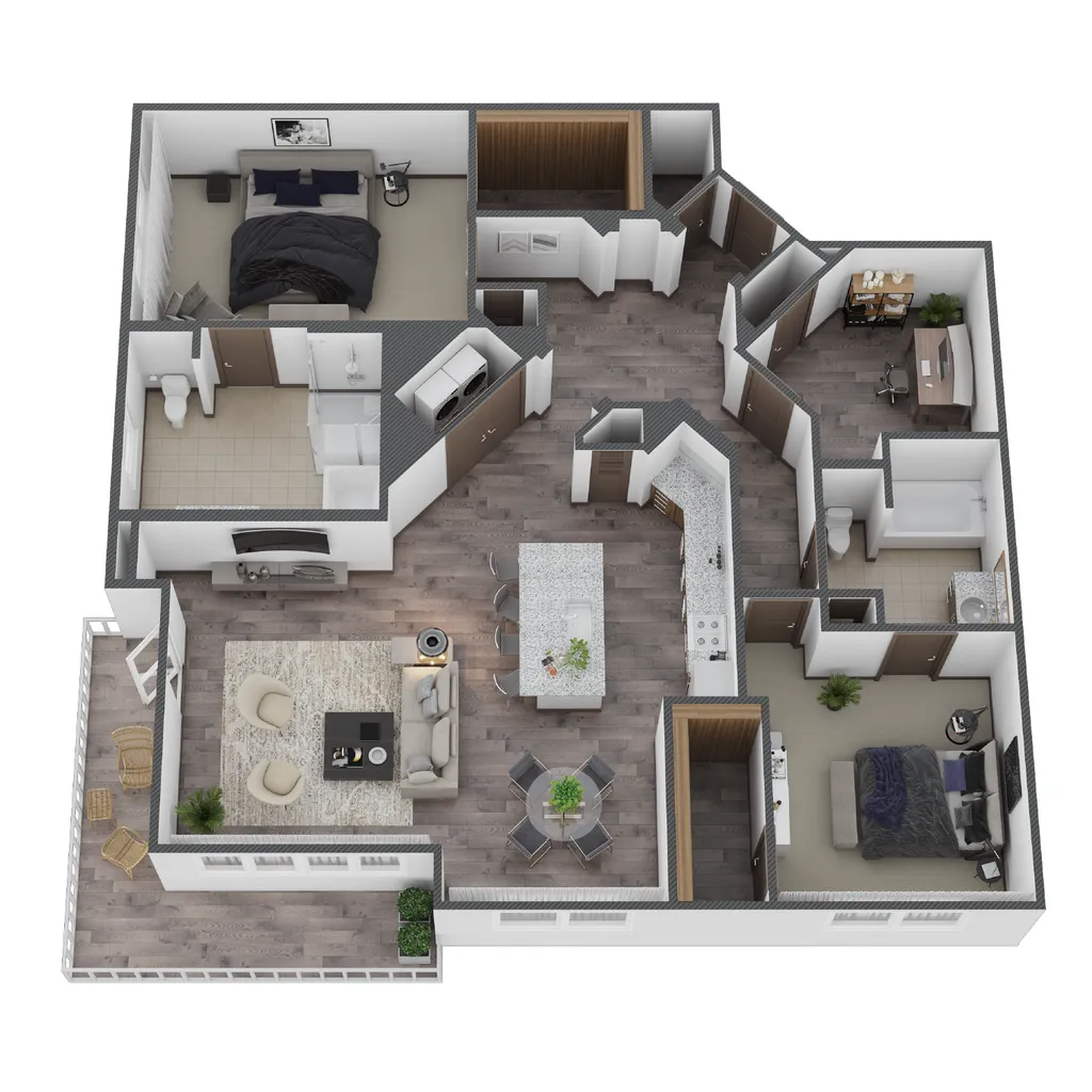 Neo at Ten Rise apartments Houston Floor plan 11