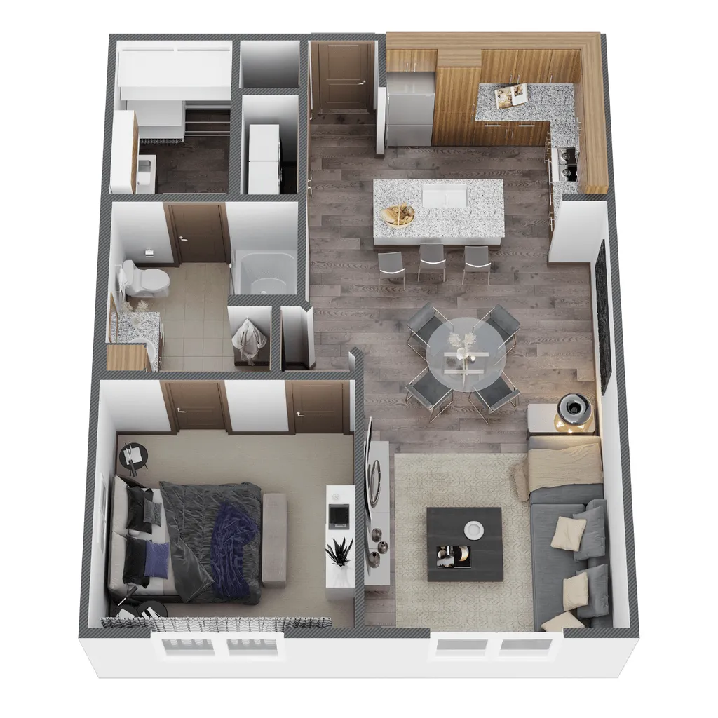 Neo at Ten Rise apartments Houston Floor plan 4