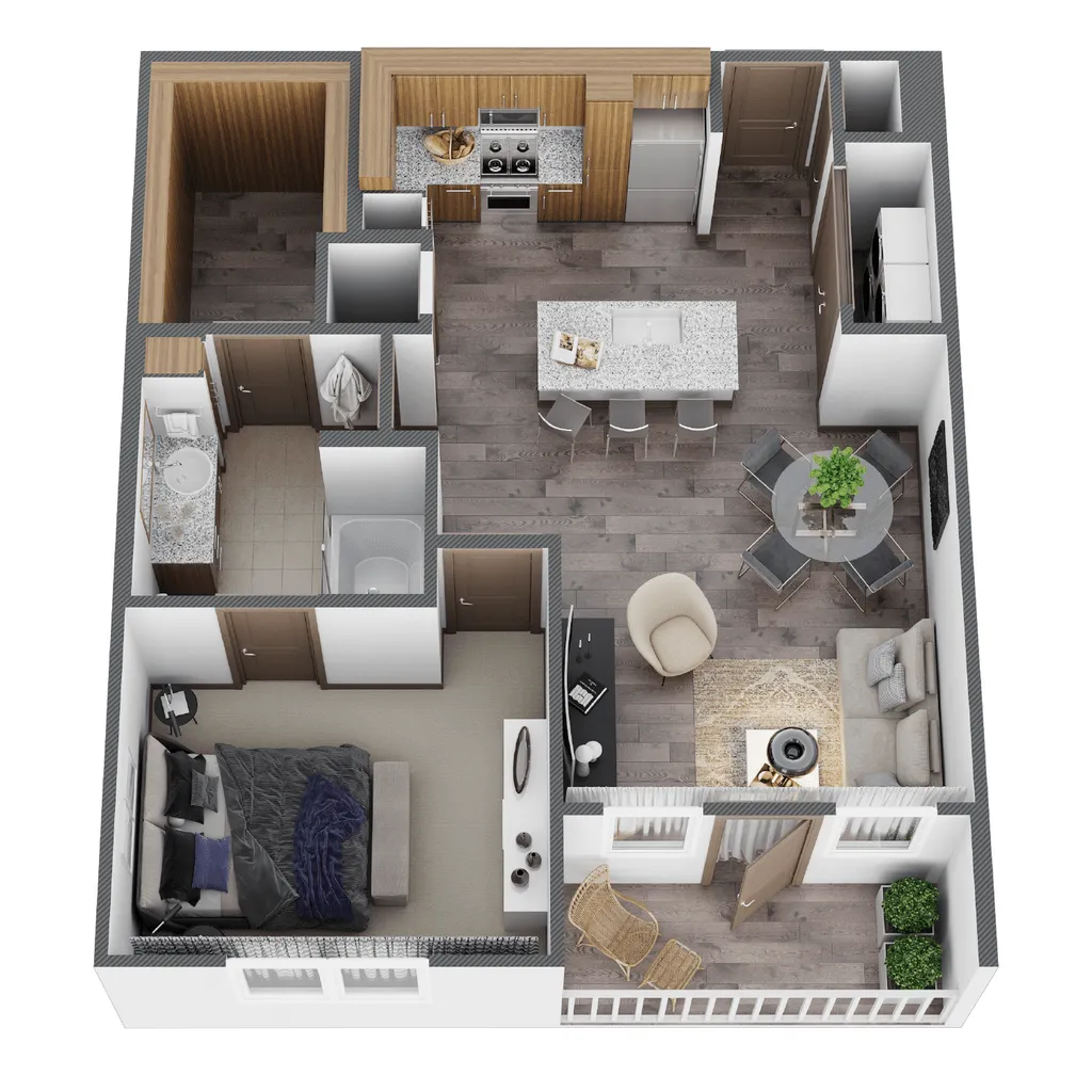 Neo at Ten Rise apartments Houston Floor plan 5