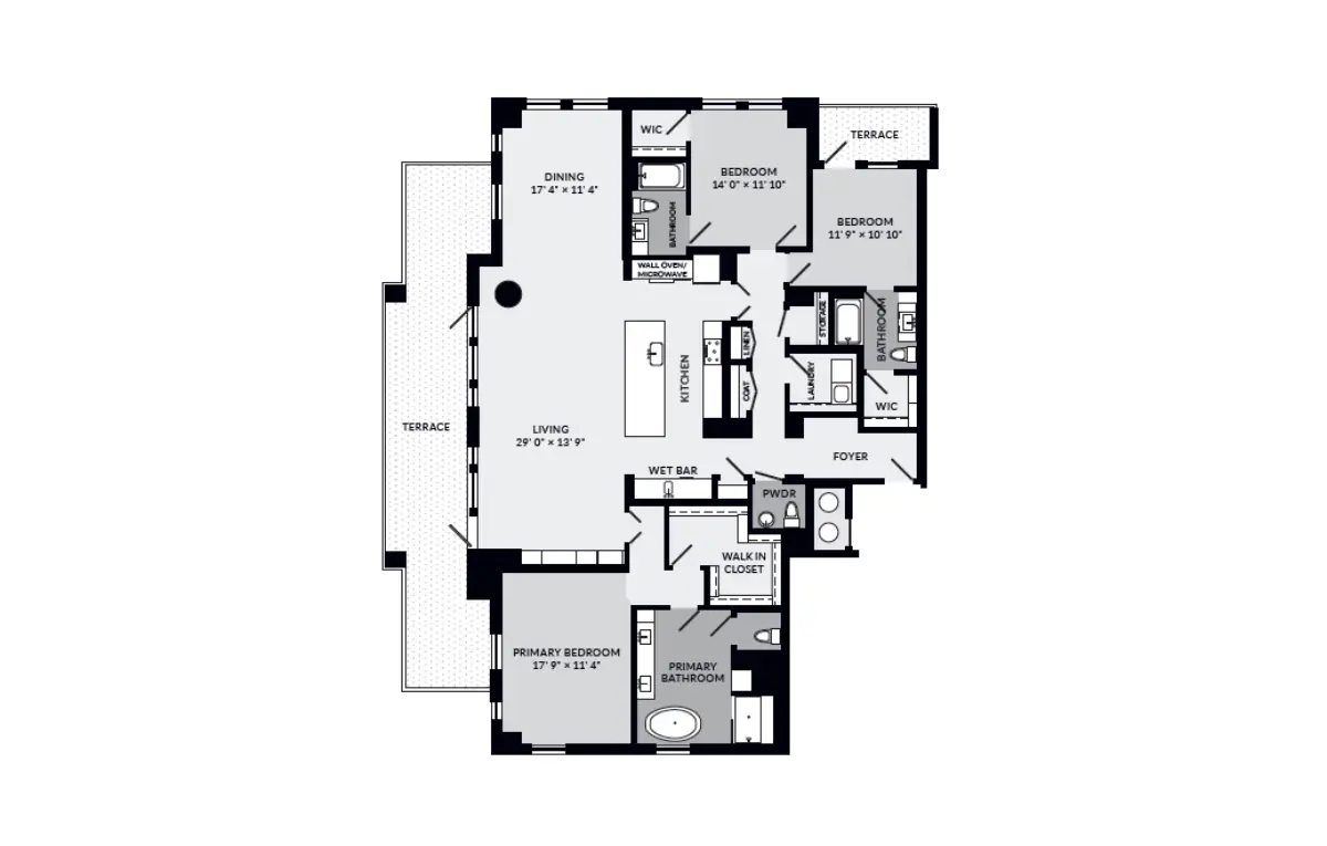 Novel Turtle Creek Rise Apartments Floorplan 25
