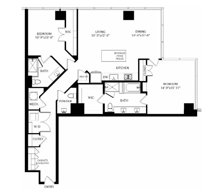 Peridot Rise Apartments Dallas FloorPlan 9