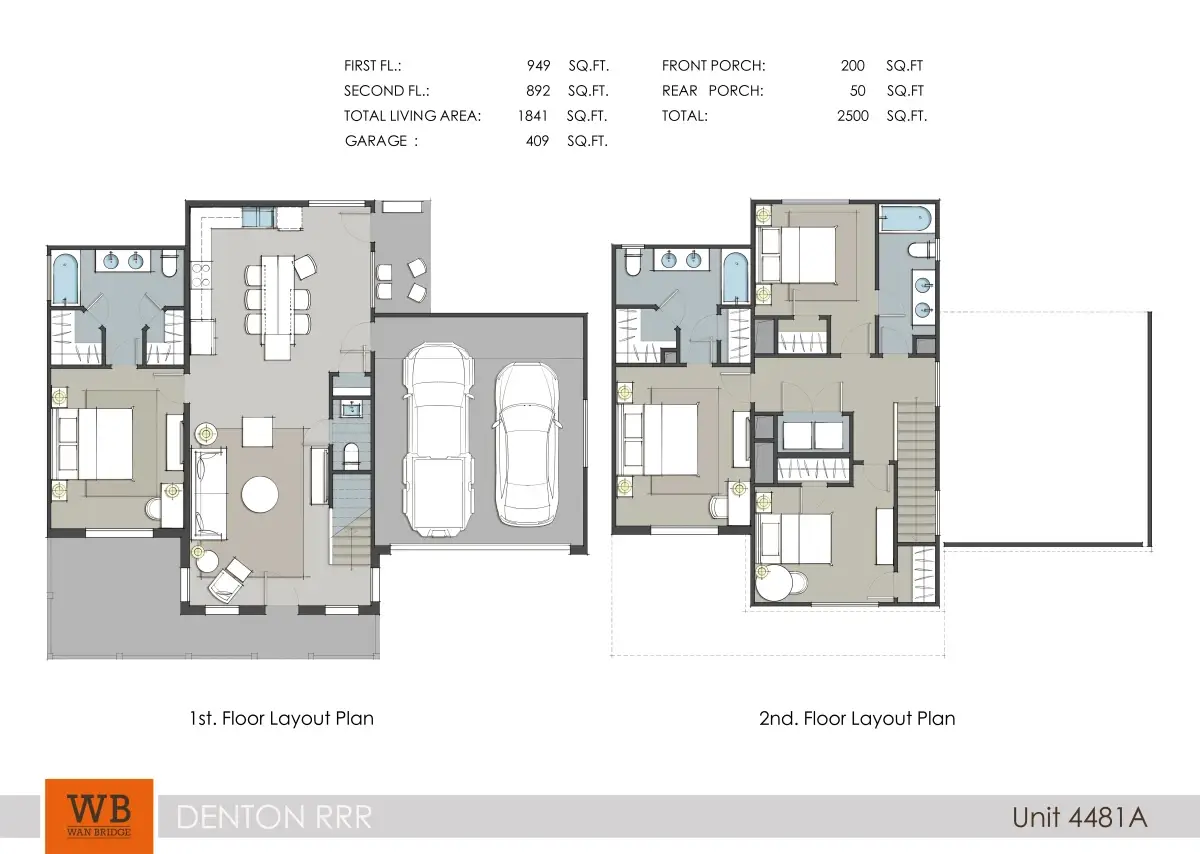Residences at razor ranch Rise apartments Dallas floor plan 5