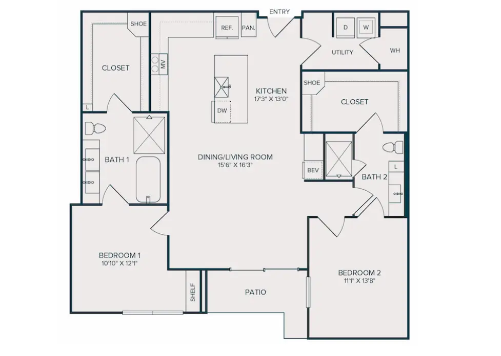 Selene Luxury Residences Rise Apartments Dallas FloorPlan 25
