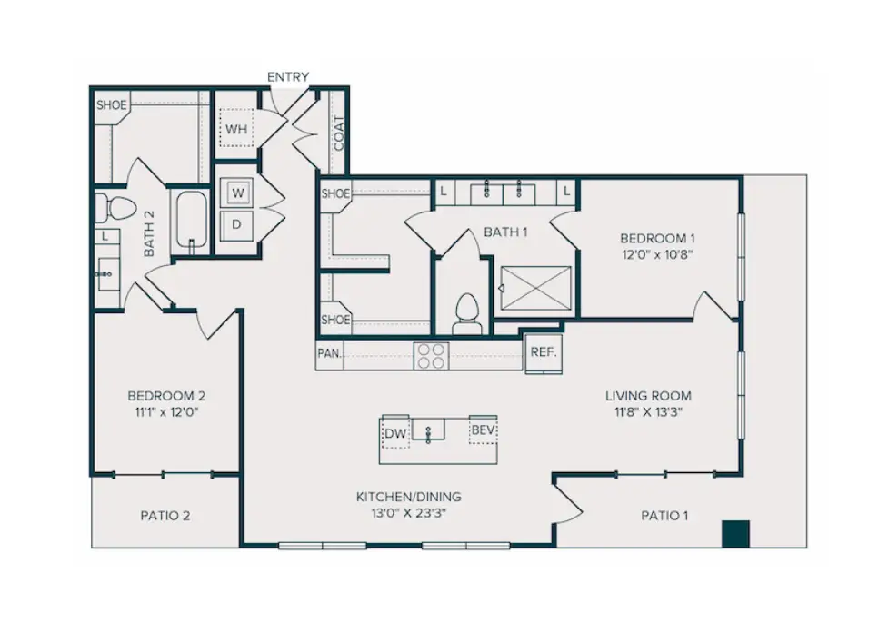 Selene Luxury Residences Rise Apartments Dallas FloorPlan 27