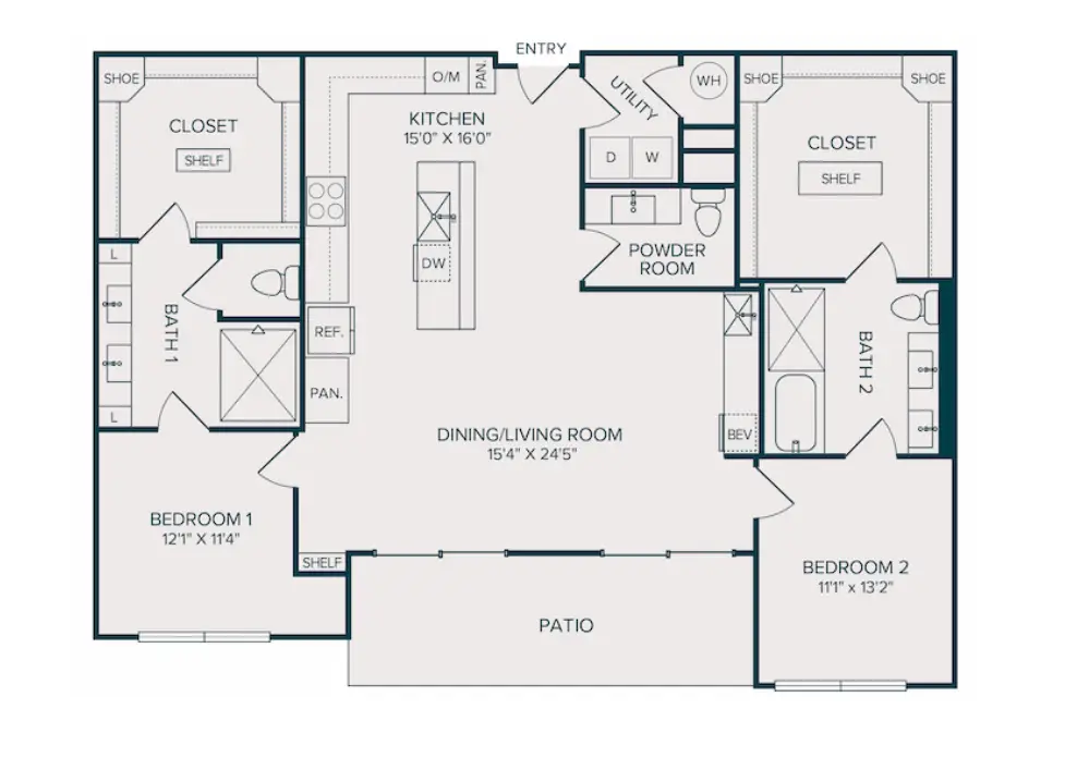 Selene Luxury Residences Rise Apartments Dallas FloorPlan 34