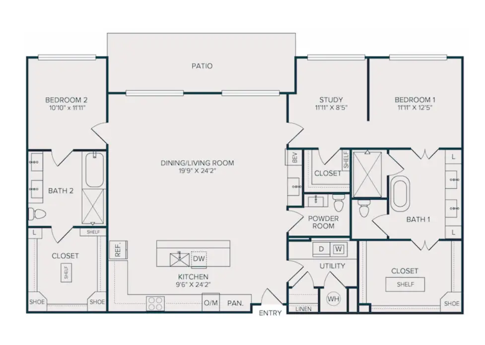 Selene Luxury Residences Rise Apartments Dallas FloorPlan 35