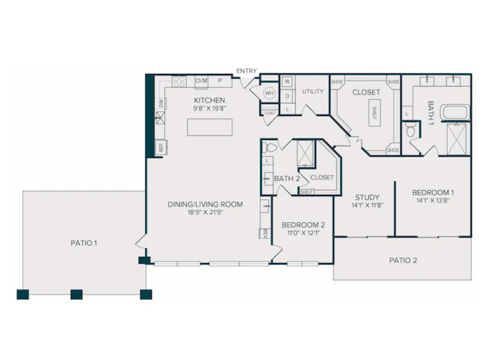 Selene Luxury Residences Rise Apartments Dallas FloorPlan 36
