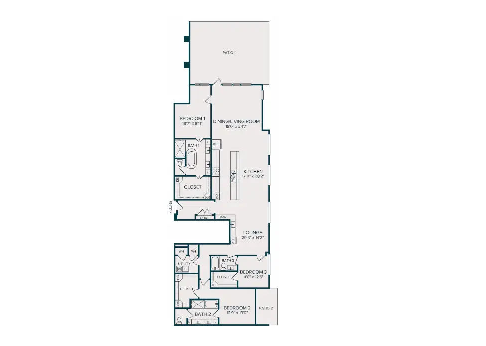 Selene Luxury Residences Rise Apartments Dallas FloorPlan 38