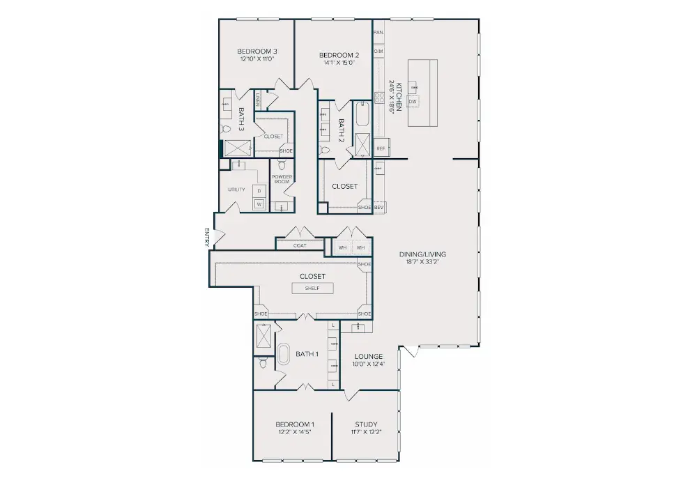 Selene Luxury Residences Rise Apartments Dallas FloorPlan 43