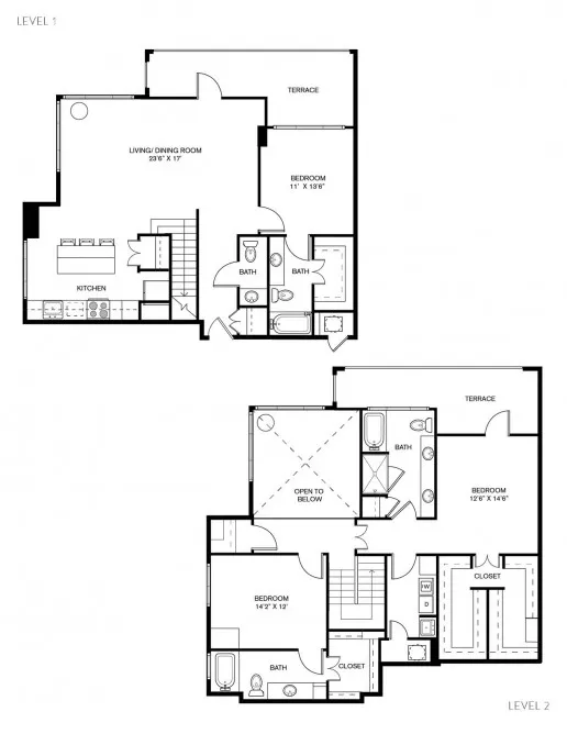 THE TAYLOR UPTOWN Rise apartments Dallas Floor plan 18