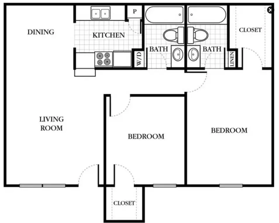 The Abbey at Briar Forest Rise apartments Houston FLoorPlan 4