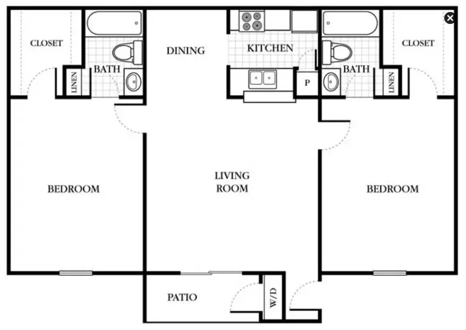 The Abbey at Briar Forest Rise apartments Houston FLoorPlan 5