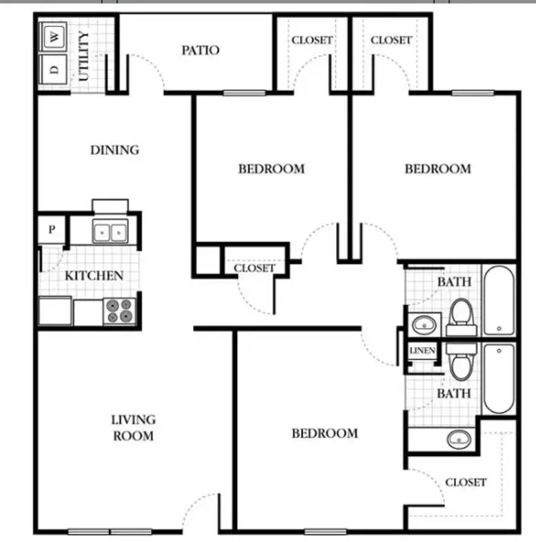 The Abbey at Briar Forest Rise apartments Houston FLoorPlan 7 (1)