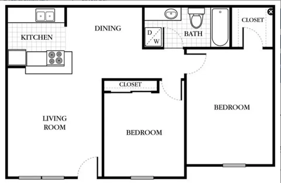 The Abbey at Briar Forest Rise apartments Houston FLoorPlan 7