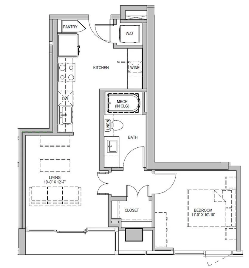 The Alexan Rise apartments Dallas Floor plan 2