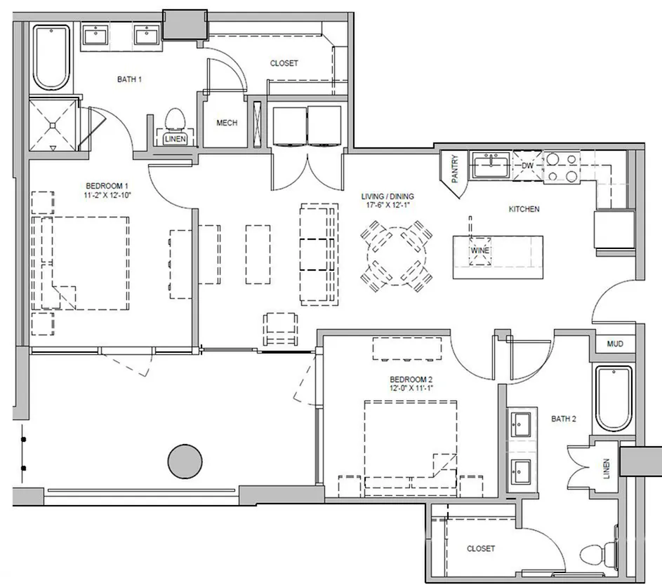 The Alexan Rise apartments Dallas Floor plan 20