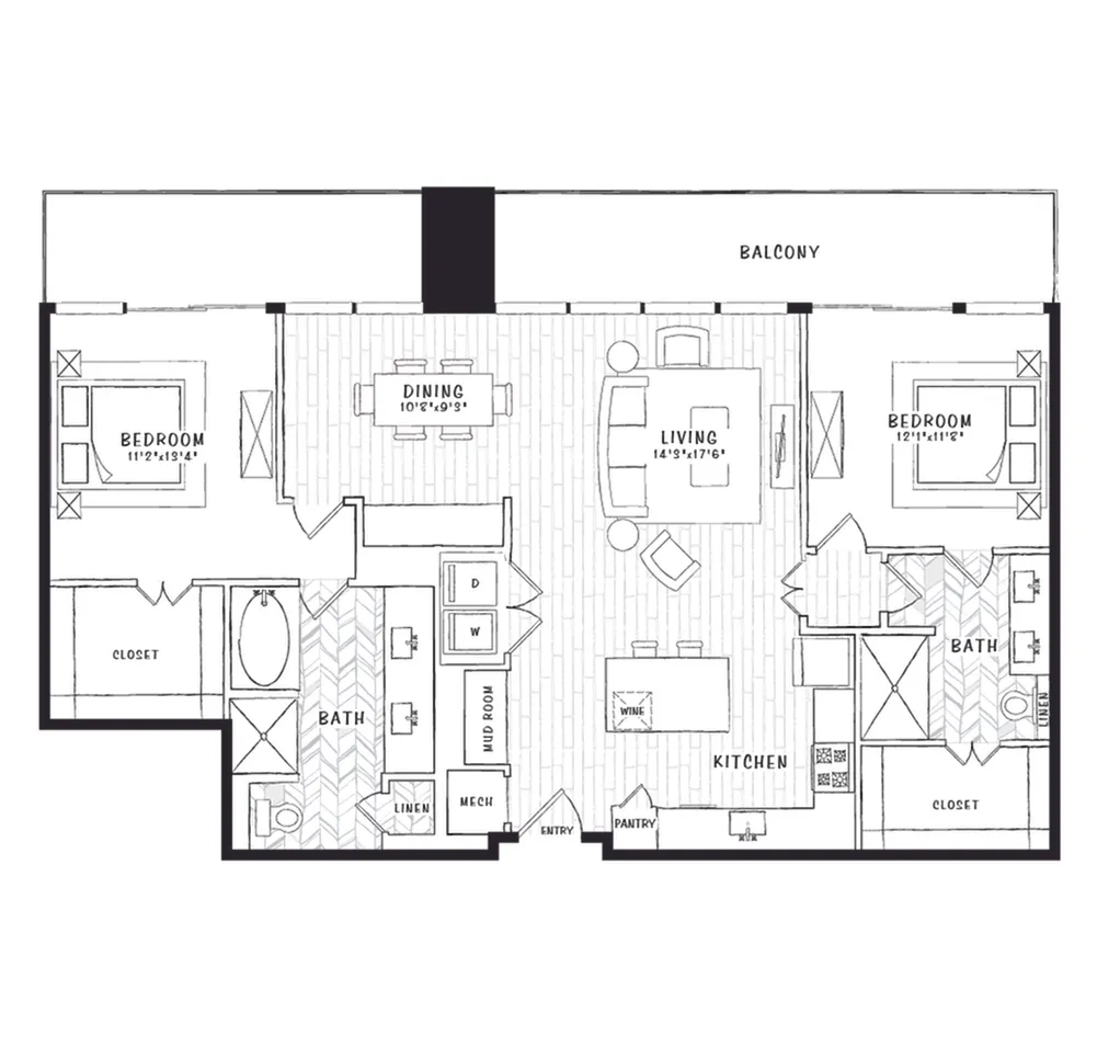 The Alexan Rise apartments Dallas Floor plan 27