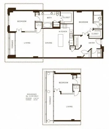 The Ashton Rise apartments Dallas Floor plan 21