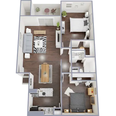 The Canopy Apartments Rise Apartments FloorPlan 4
