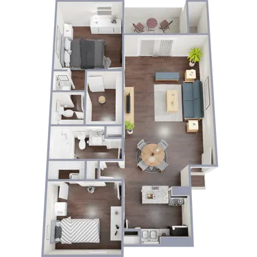 The Canopy Apartments Rise Apartments FloorPlan 5