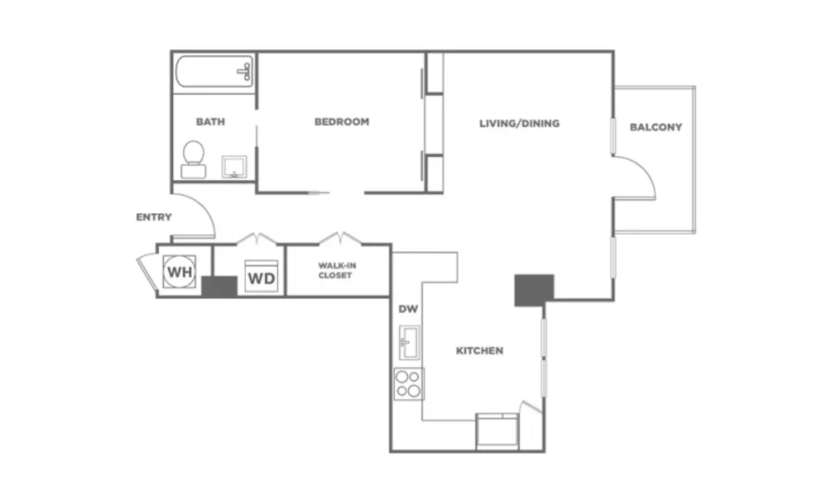 The Christopher Rise Apartments Floorplan 2