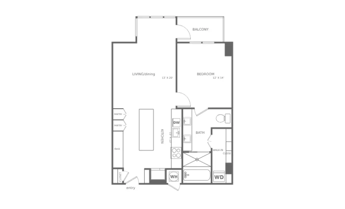 The Christopher Rise Apartments Floorplan 9