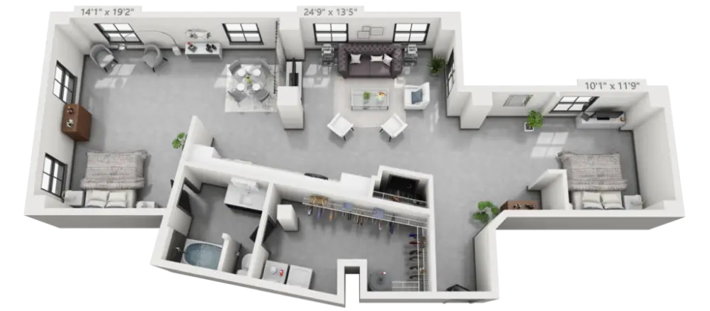 The Drakestone Apartments Rise Apartments Floorplan 21