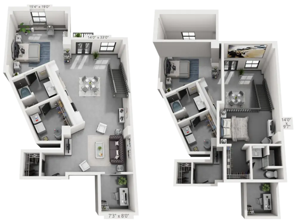 The Drakestone Apartments Rise Apartments Floorplan 40