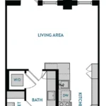 The Hamilton Rise apartments Dallas Floor plan 1