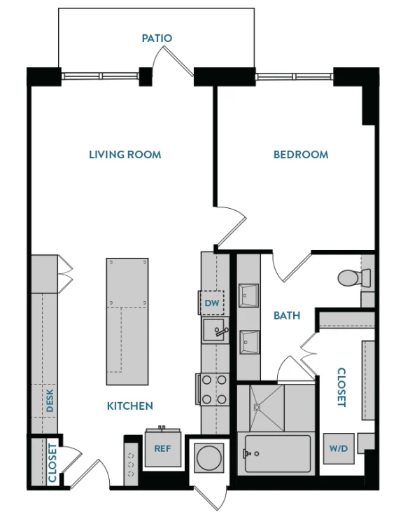 The Hamilton Rise apartments Dallas Floor plan 10