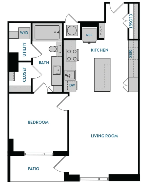 The Hamilton Rise apartments Dallas Floor plan 11