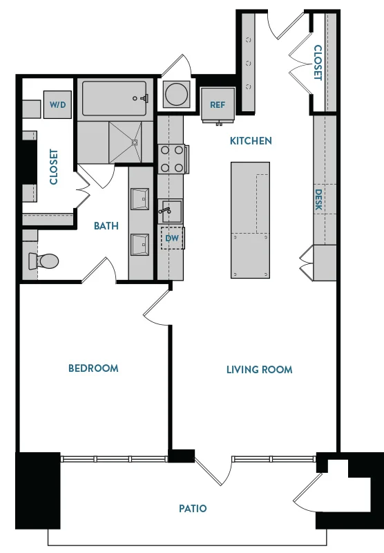 The Hamilton Rise apartments Dallas Floor plan 12