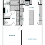 The Hamilton Rise apartments Dallas Floor plan 13