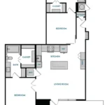 The Hamilton Rise apartments Dallas Floor plan 14