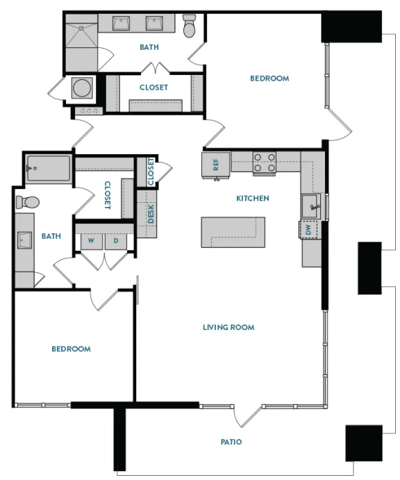 The Hamilton Rise apartments Dallas Floor plan 18