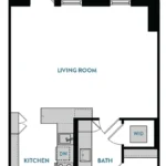 The Hamilton Rise apartments Dallas Floor plan 3